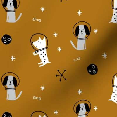 Dogs in space (tan)