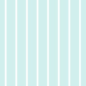 Mint with narrow white stripe - vertical