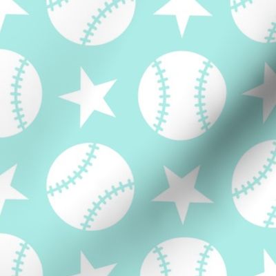 Baseball Softball Stars - Aqua