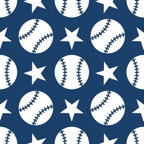 Baseball Softball Stars - Navy