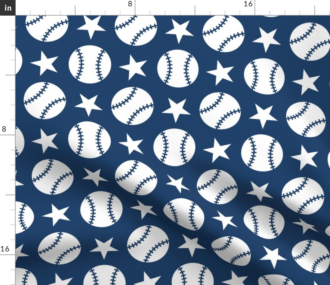 Baseball Softball Stars - Navy