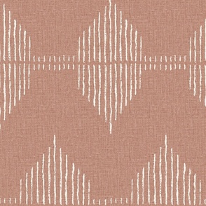 Boho Geometric Dusty Pink and Bone