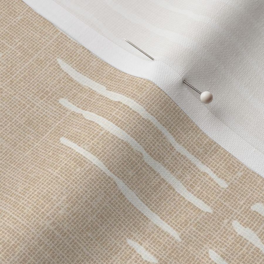 Boho southwestern modern minimalist Geometric - Oat and Bone - textured linen look interiors