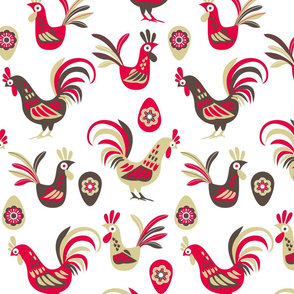 Retro rooster