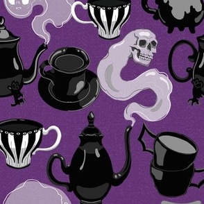 Goth Tea Party Warm Purple