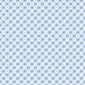 double dot over in blue