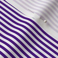 Small Vertical Stripe Pattern - Royal Purple and White