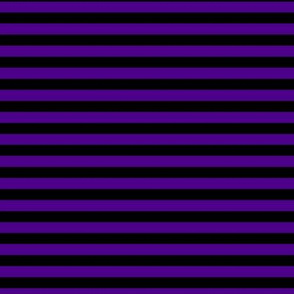 Horizontal Stripe Pattern - Royal Purple and Black
