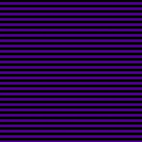 Small Horizontal Stripe Pattern - Royal Purple and Black