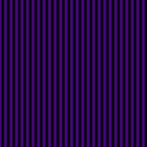 Small Vertical Stripe Pattern - Royal Purple and Black