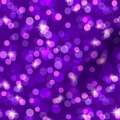 Sparkly Bokeh Pattern - Royal Purple Color