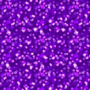 Small Sparkly Bokeh Pattern - Royal Purple Color