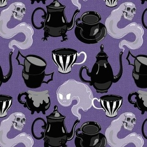 Goth Tea Party Cool Purple small scale