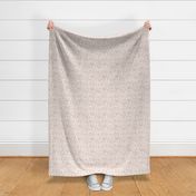 Ditsy Floral / Pastel Nude Background / Small Scale