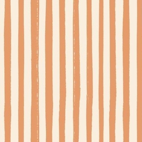 Painted Stripes - Dusty Orange