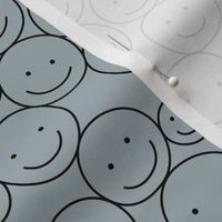Sweet stash if smiley icons cute boho happy faces cool gray neutral