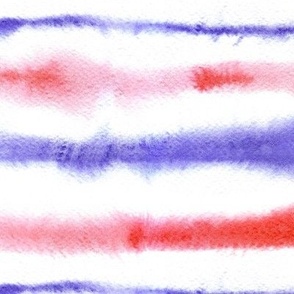 Coral and purple watercolor stripes - painted tie diy texture a265-2