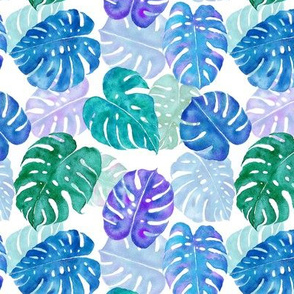 Cool Monstera Madness- White Background