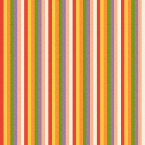 Mexican Serape Rainbow Stripes- Vertical- Regular Scale
