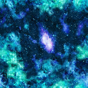 Andromeda- Blue and Green Variation