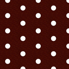 Polka Dot - Brown textured, large