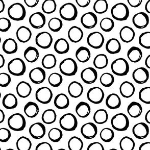 Black Circles on White (large scale)