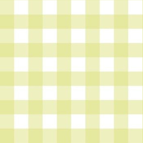 New Gingham lime
