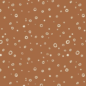 Bubbles - Dots - Tan & Cream