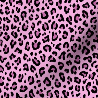 ★ CUSTOM LEOPARD PRINT - LILAC PINK ★ Small Scale / Collection : Leopard spots – Punk Rock Animal Prints