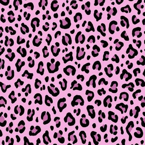 ★ CUSTOM LEOPARD PRINT - LILAC PINK ★ Small Scale / Collection : Leopard spots – Punk Rock Animal Prints