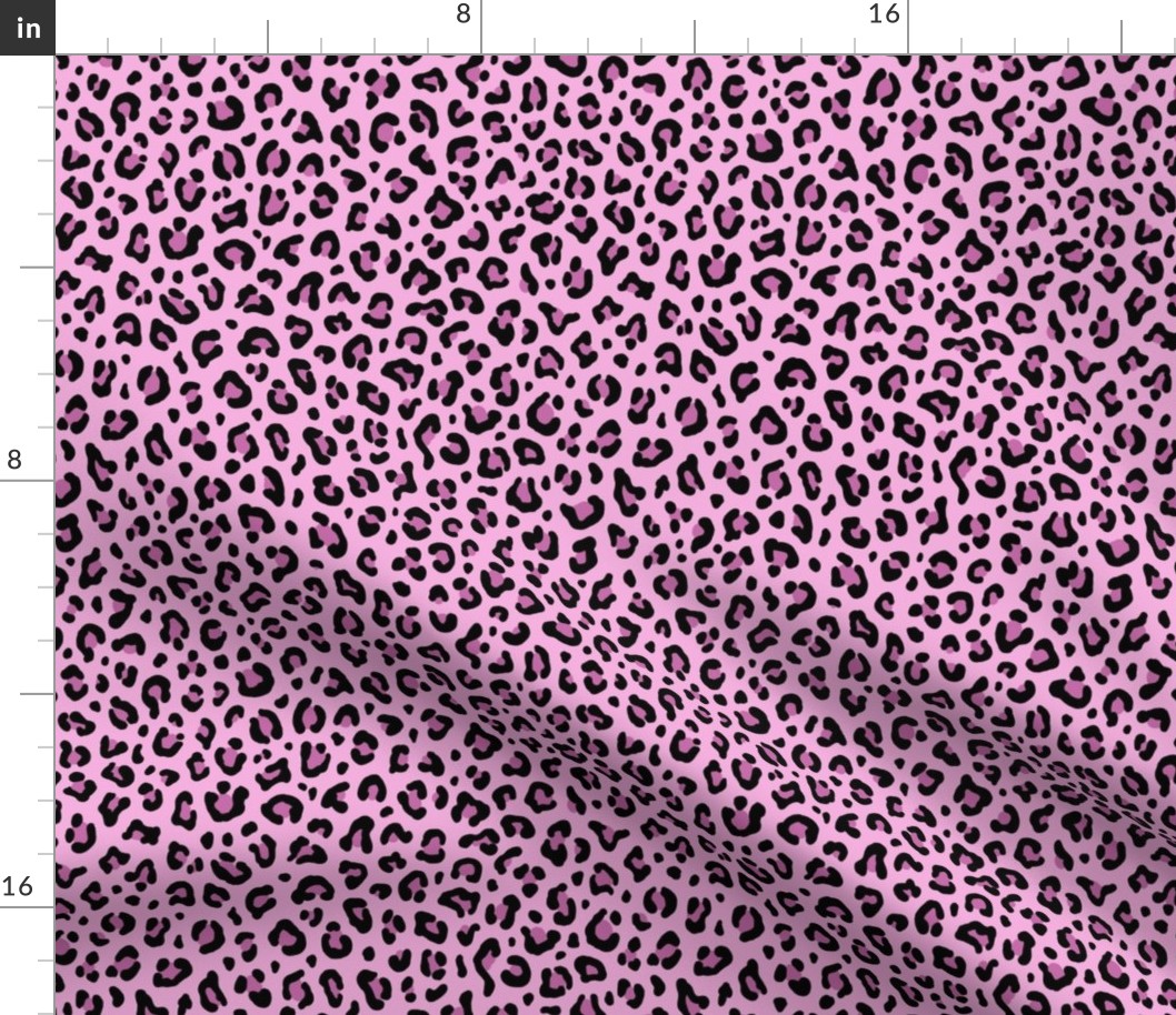 ★ CUSTOM LEOPARD PRINT - LILAC PINK ★ Small Scale / Collection : Leopard spots – Punk Rock Animal Prints