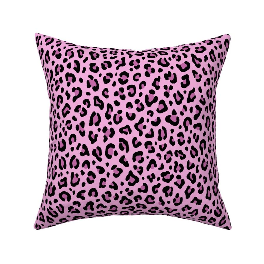 ★ CUSTOM LEOPARD PRINT - LILAC PINK ★ Medium Scale / Collection : Leopard spots – Punk Rock Animal Prints