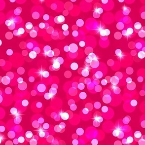 Sparkly Bokeh Pattern - Ruby Color