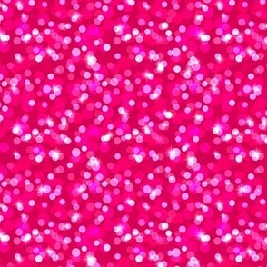 Small Sparkly Bokeh Pattern - Ruby Color