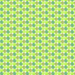 Meadow Dots in Green