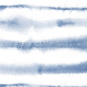 Denim blue watercolor stripes - painted tie diy texture a265-7