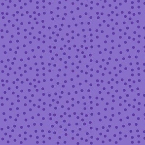 Twinkling Dots of Spring Violet on Frosted Lavender - Large Scale