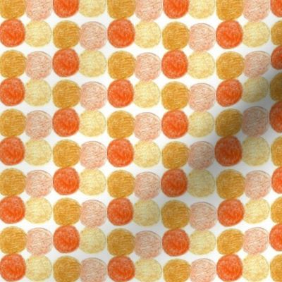 Meadow Dots in Orange