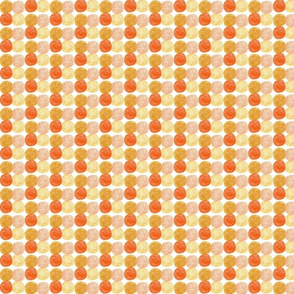 Meadow Dots in Orange