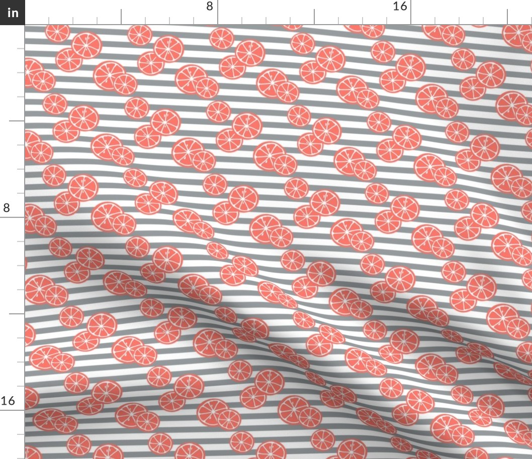 grapefruit gray stripes small