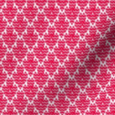 Retro Diamond Ikat  (red)