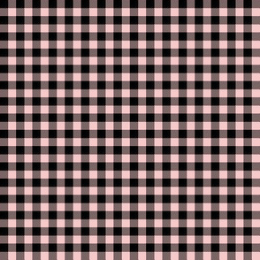 small black pink gingham