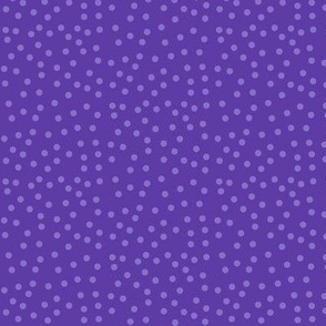 Twinkling Dots of Frosted Lavender on Spring Violet - Large Scale