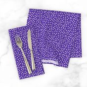 Twinkling Dots of  A Hint of Lavender on Spring Violet - Large Scale