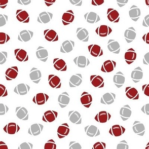 Crimson Red and Grey Football Toss-01