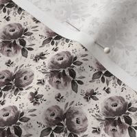 ( small ) Olivia - muted, greys, watercolor, florals, peony, roses