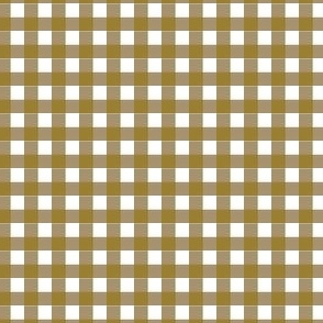 Black and Gold Gingham 2 1/4 inch squares Gold