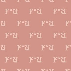 F* U Art nouveau Blush Small scale 