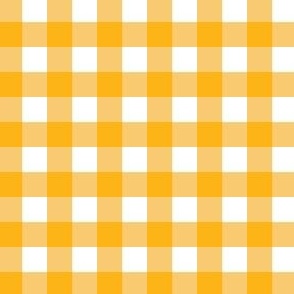 Green and Yellow Gingham 2 half inch squares