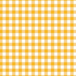 Red and Yellow Gingham 2 quarter inch squares